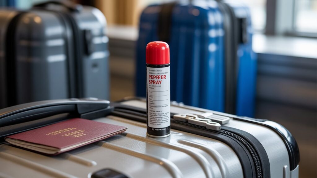 airline pepper spray policy