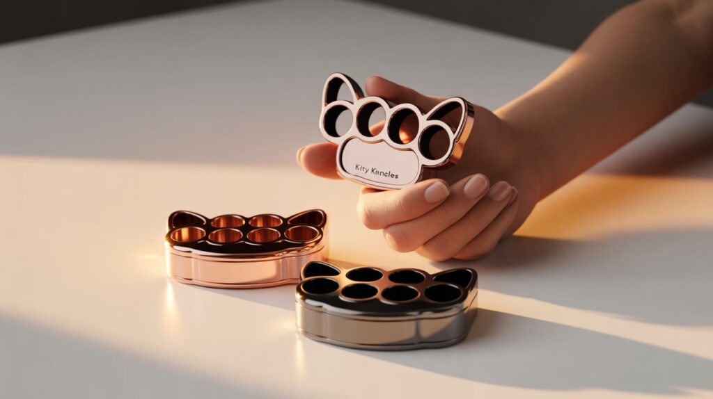 cat ear self defense keychain