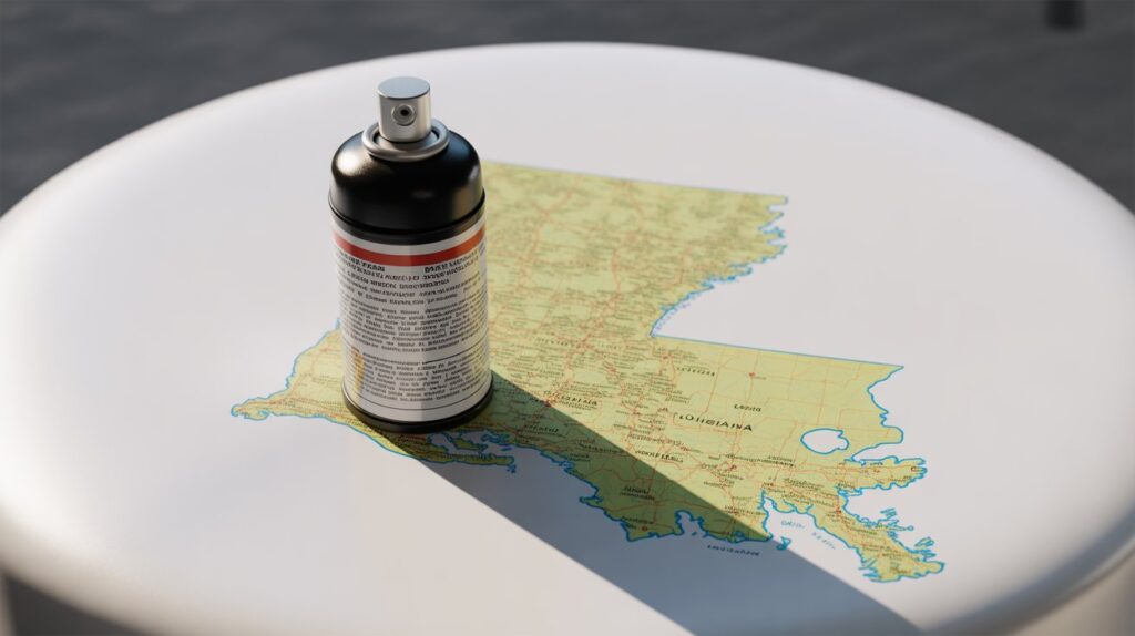 is pepper spray legal in Louisiana