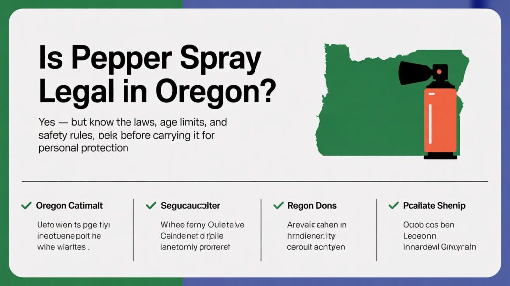 can you carry pepper spray in Oregon