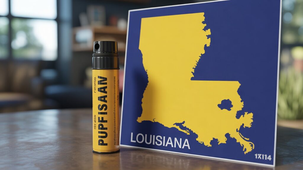 is pepper spray allowed in Louisiana