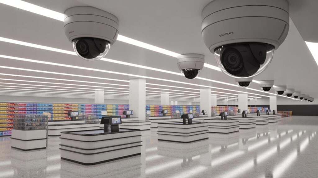 motion detection cameras in stores