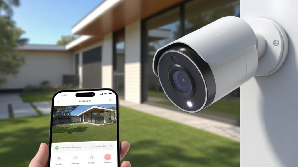 mobile-connected security cameras