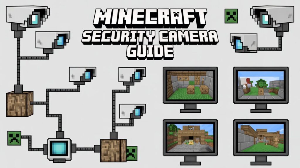 Camera monitors in Minecraft