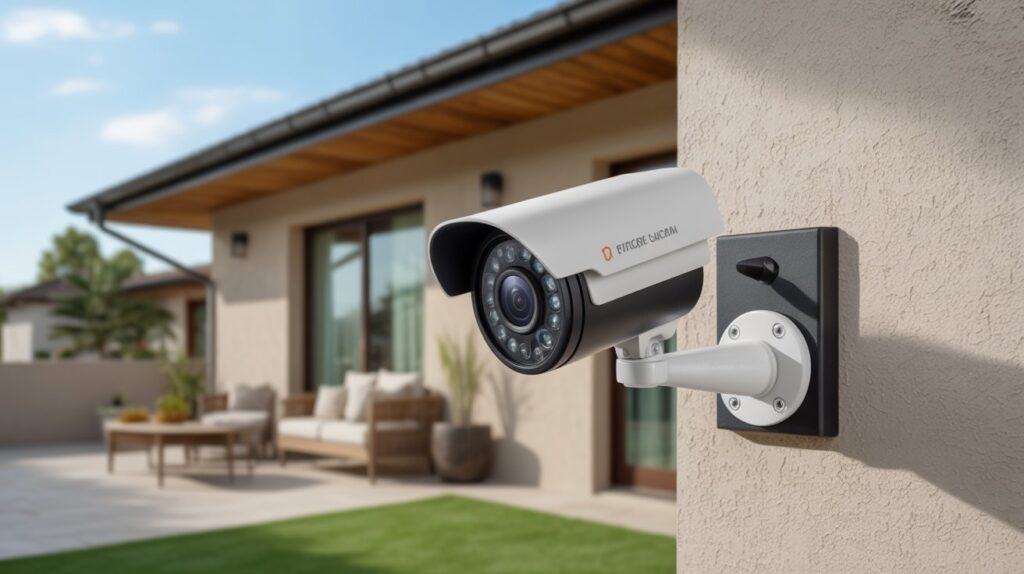 no-drill camera mounts for stucco