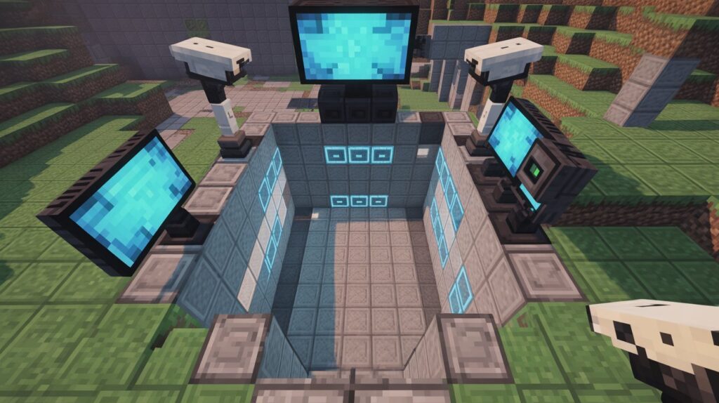 Minecraft security cameras