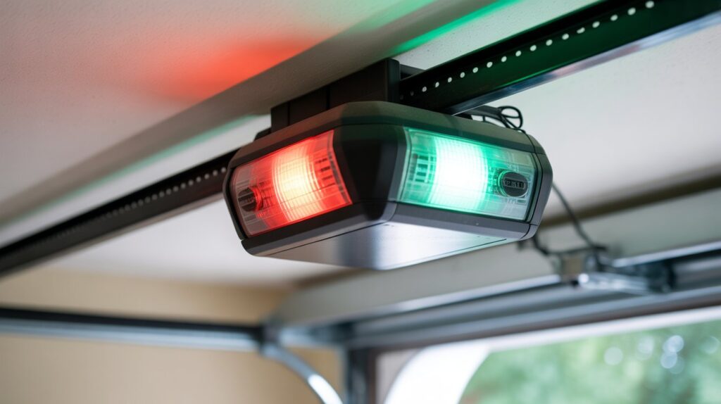 red and green sensor lights