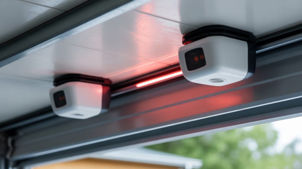 garage door safety sensor reset