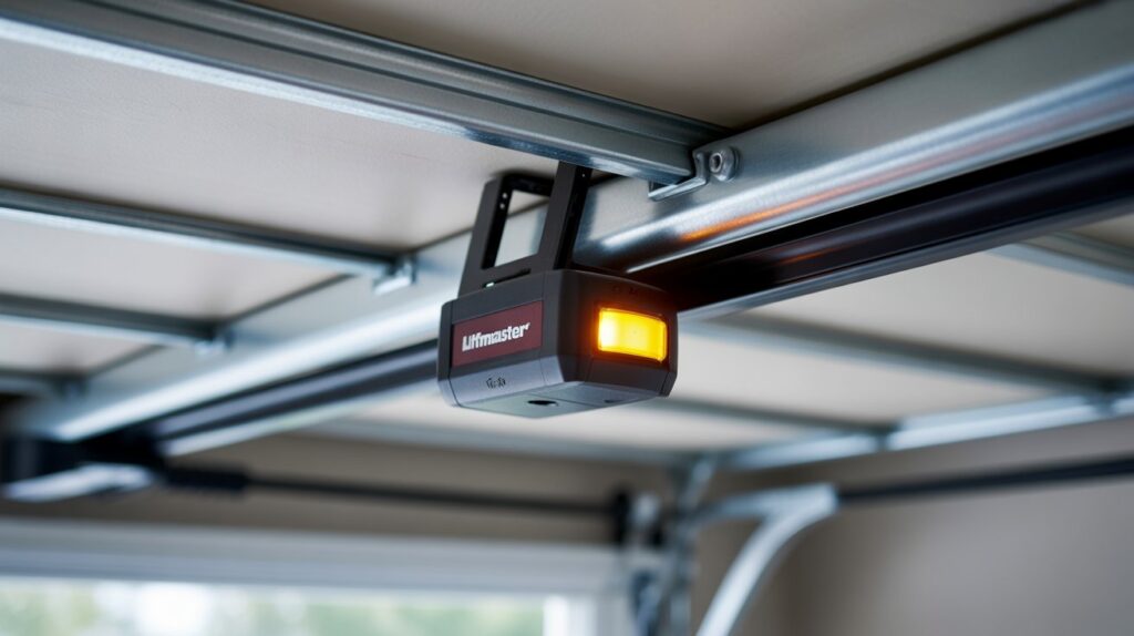 LiftMaster sensor yellow light meaning
