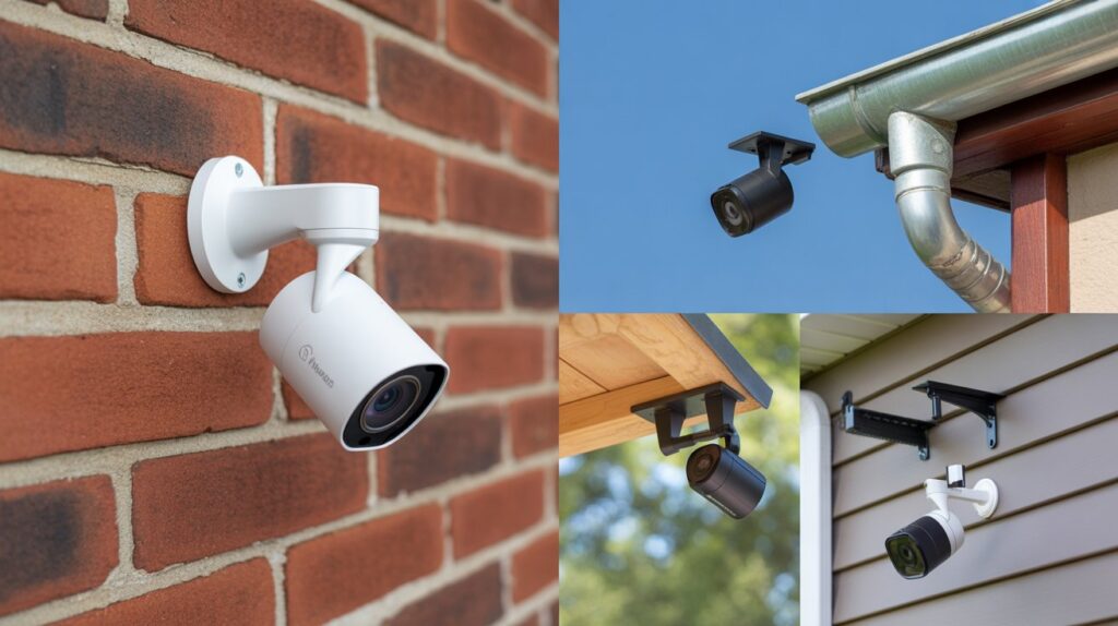 how to mount an outdoor security camera without screws