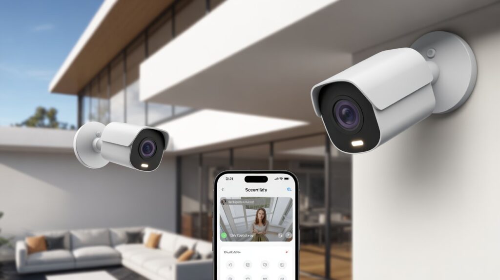 phone-connected security cameras
