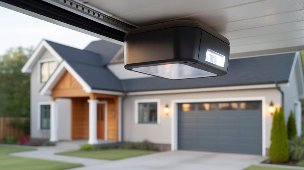 garage door sensor power light