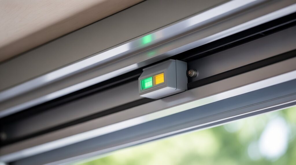 garage door sensor lights