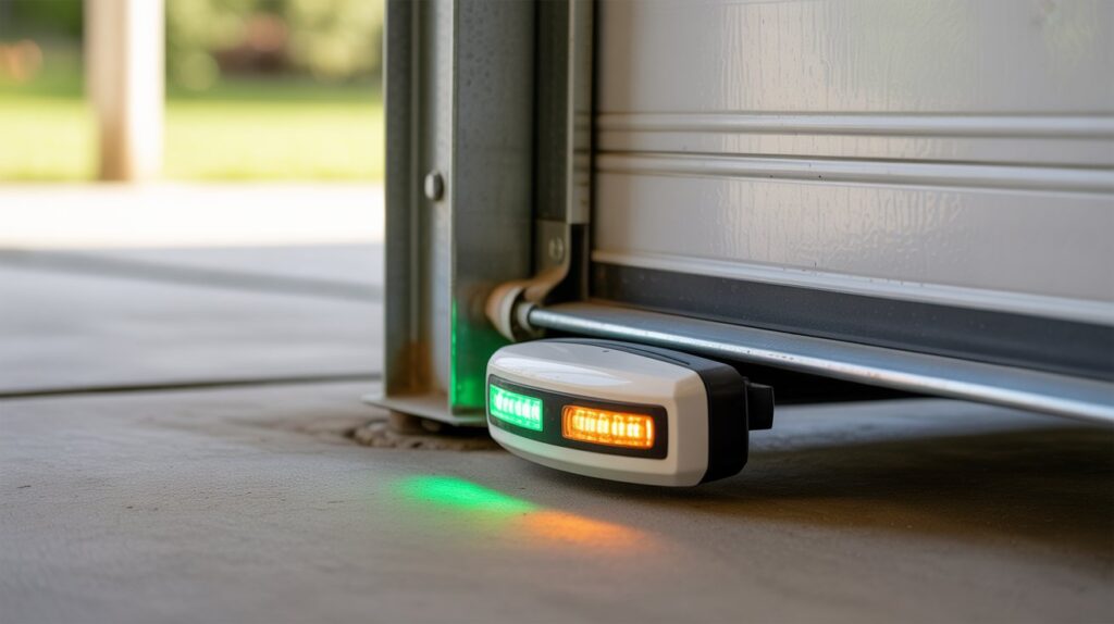 garage door sensor alignment