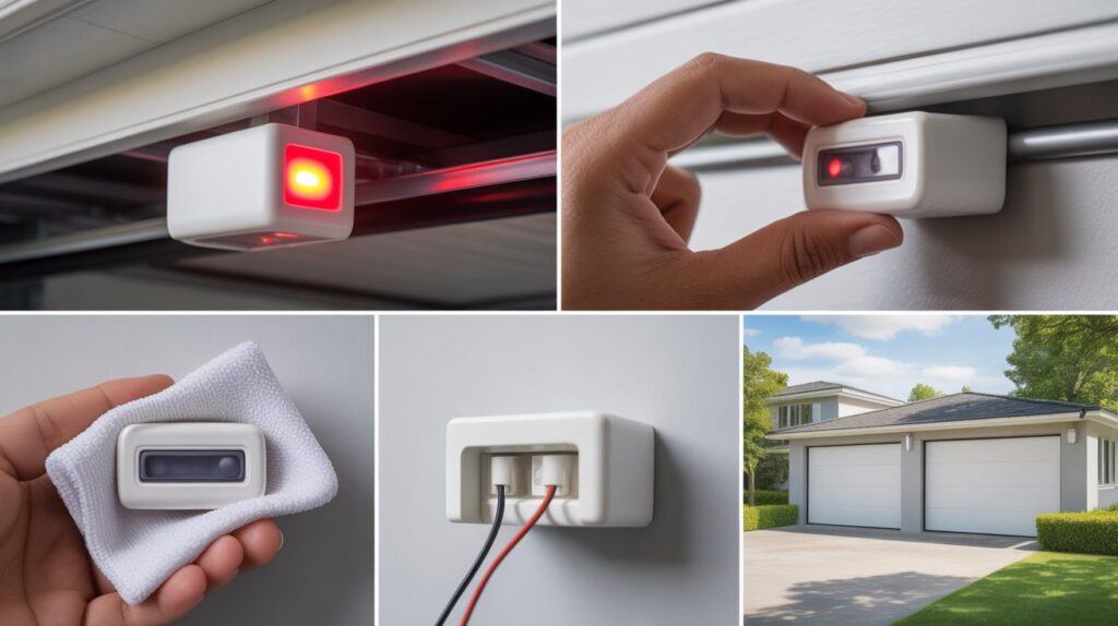 garage door sensor problem