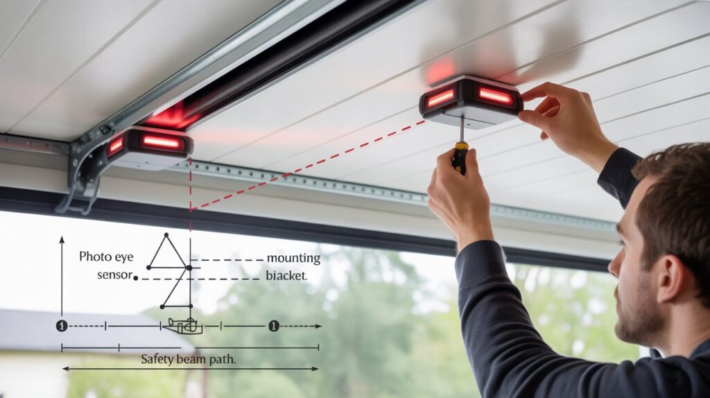 garage door sensor alignment
