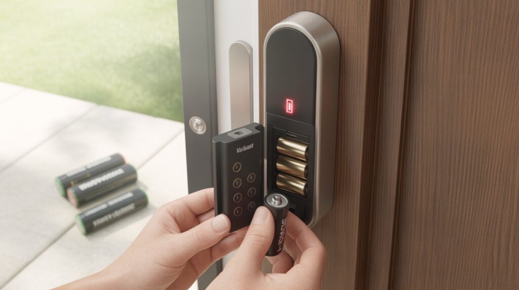 smart lock battery replacement guide