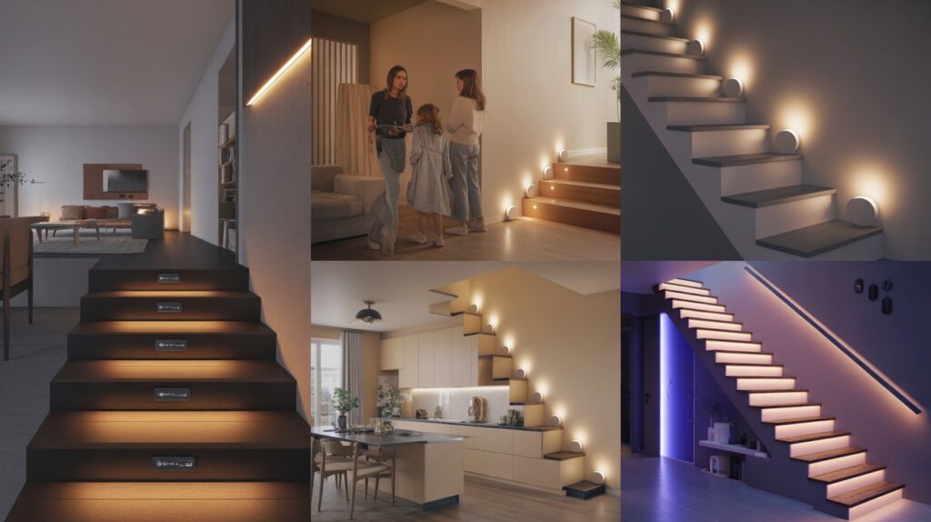 wireless stair lights indoor