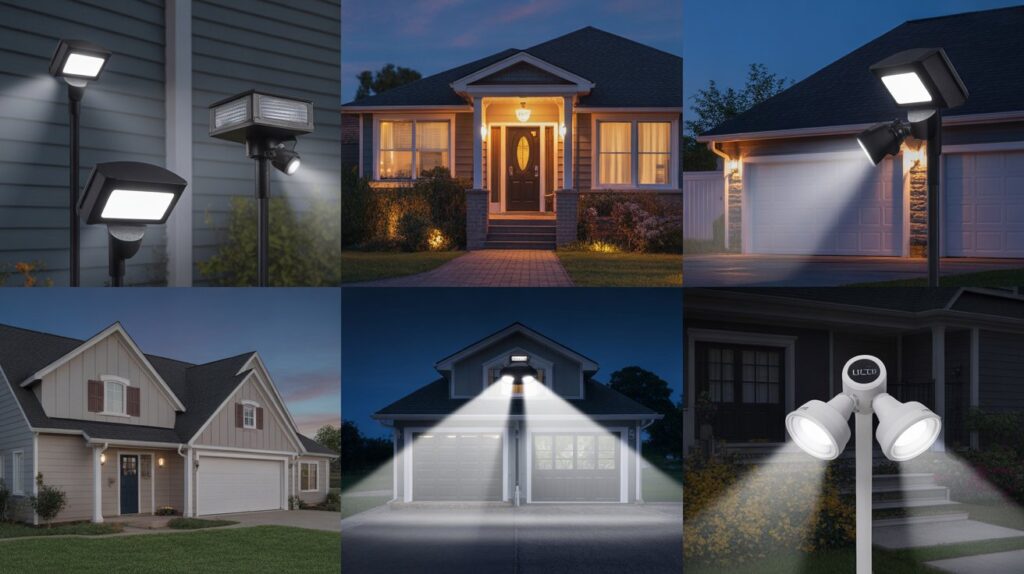 outdoor security flood lights
