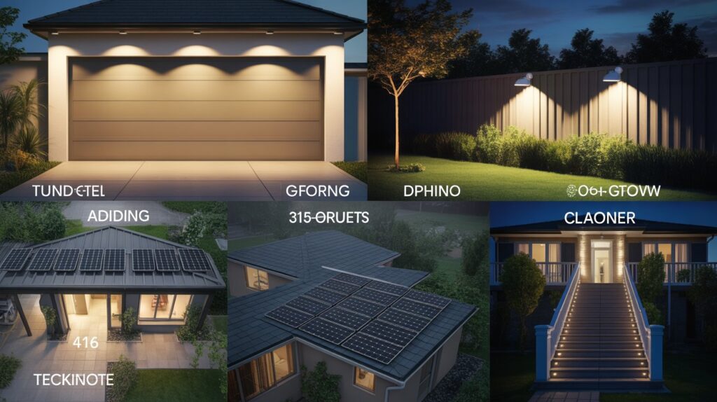 outdoor solar security lights