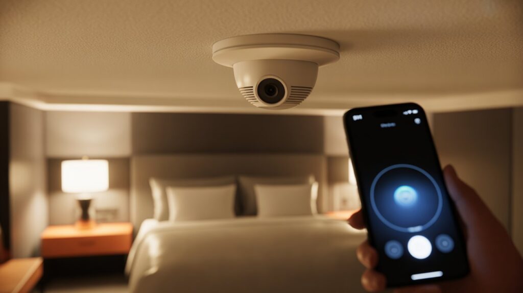 detect hidden cameras with phone