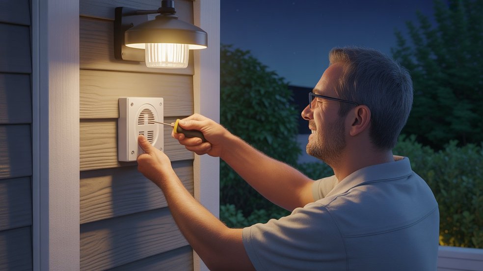 motion sensor light wiring