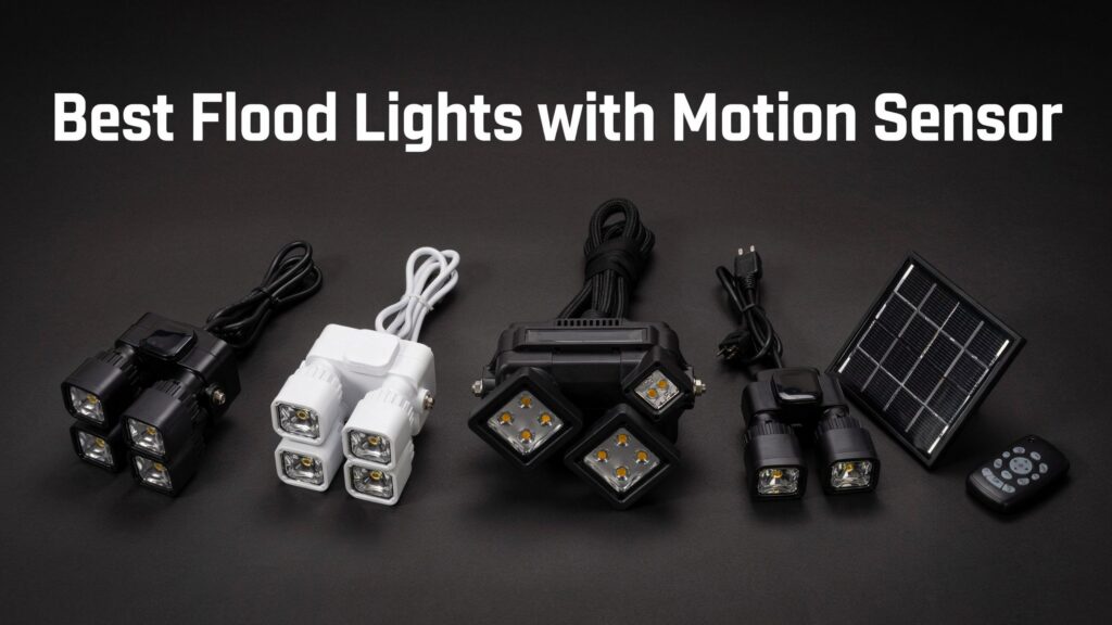 outdoor motion sensor flood light