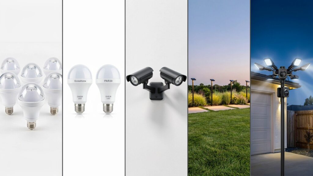 outdoor LED flood light bulbs