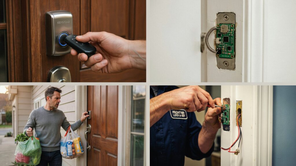 door lock receiver module