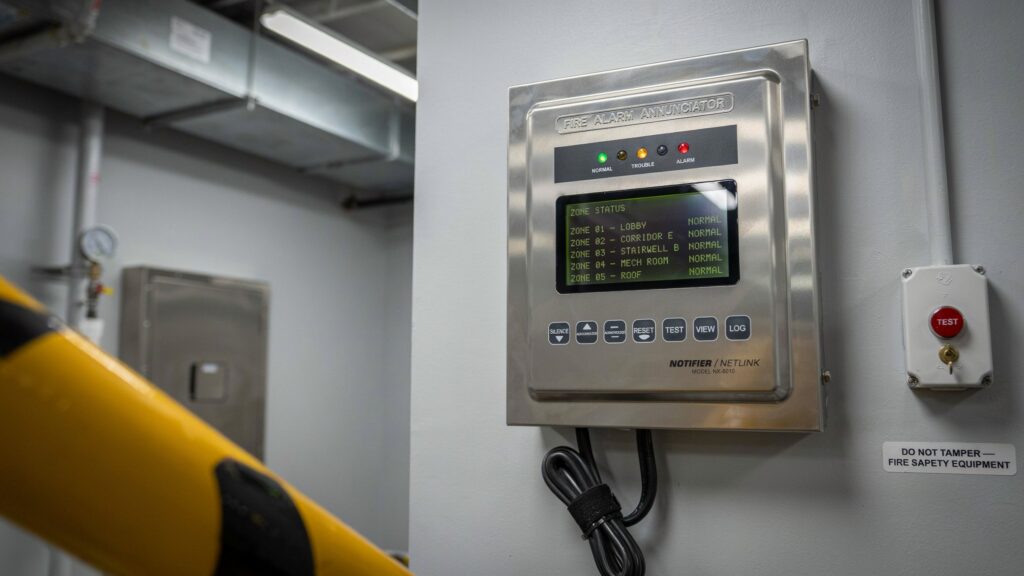 Fire alarm control panel zones