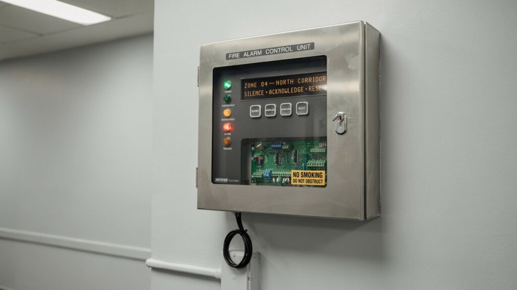 Fire alarm annunciator panel