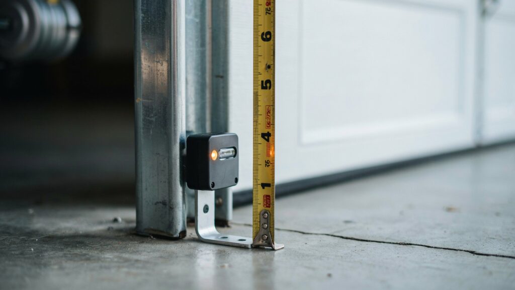garage door sensor placement