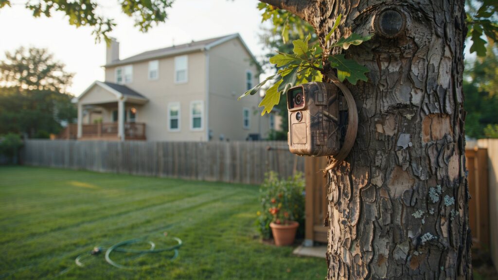 hidden trail camera placement