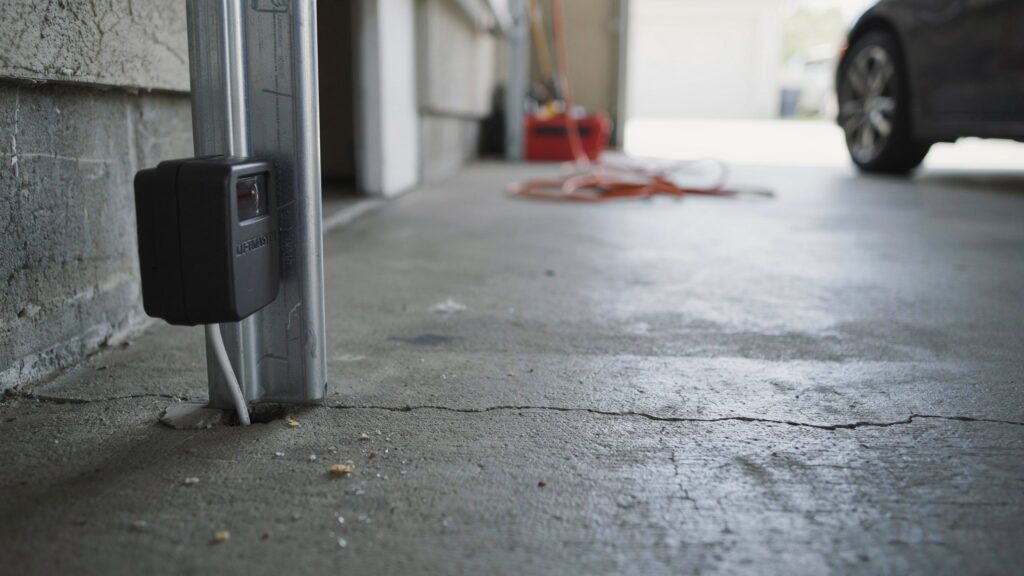 garage door sensors no power