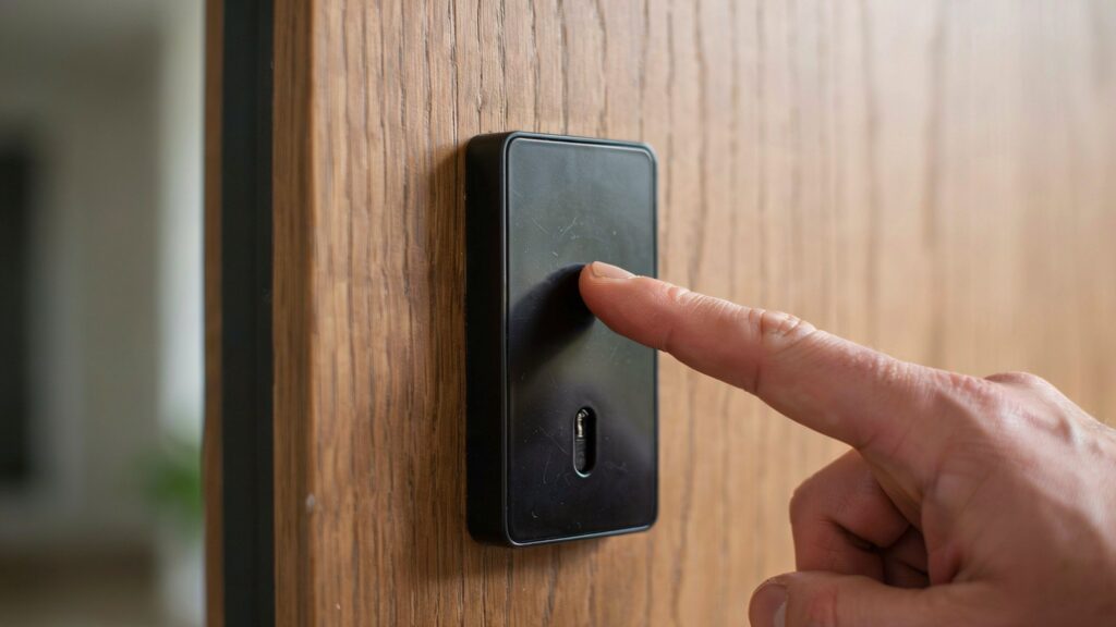 fingerprint door lock installation
