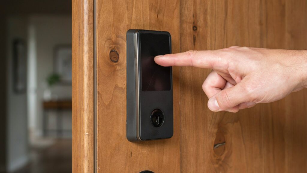 register fingerprint on smart lock