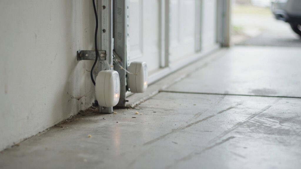 garage door sensor alignment