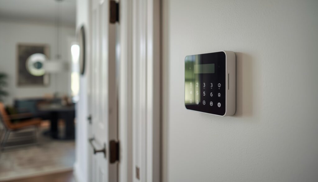 monitored home security system