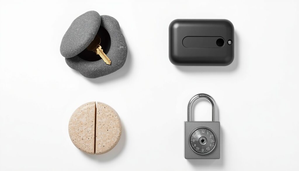 hide a key outside