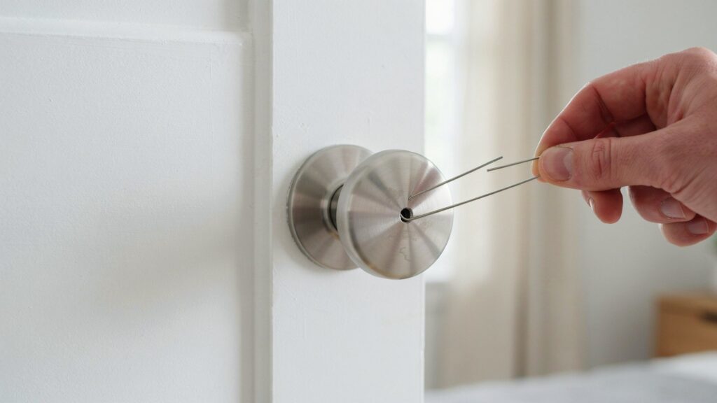 open a locked door