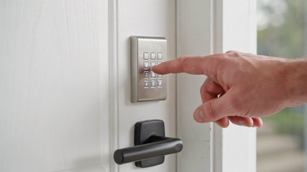 electronic door lock master code