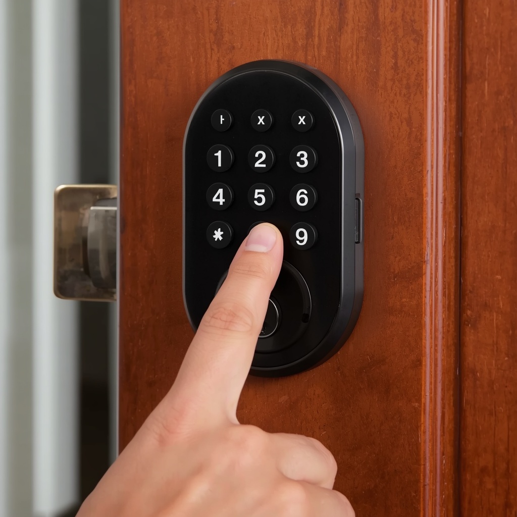 change Schlage keypad lock code