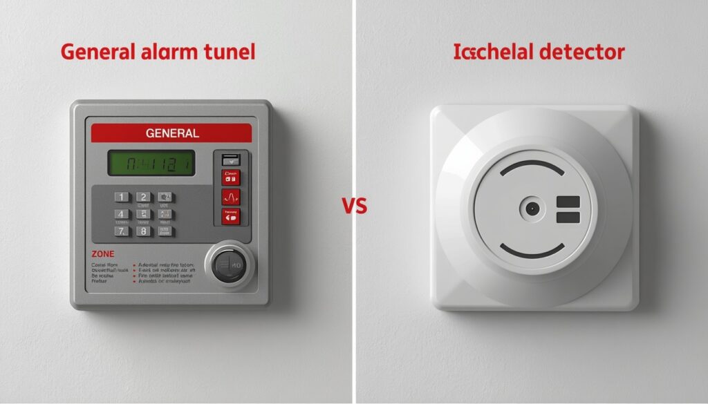 conventional vs addressable fire alarm system
