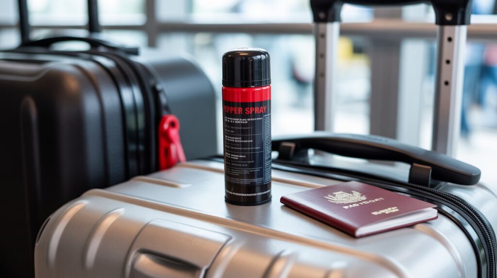 Can I take pepper spray on a plane? – travel-safe pepper spray canister.