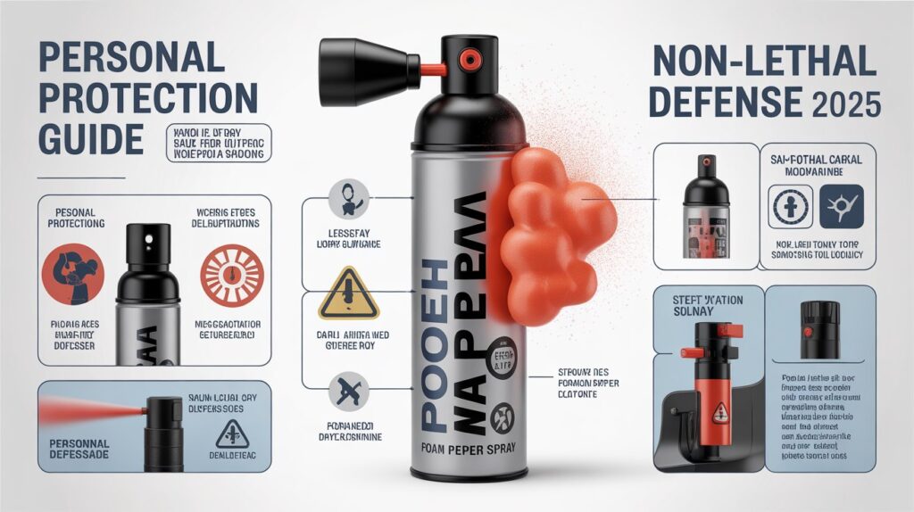 OC foam defense spray