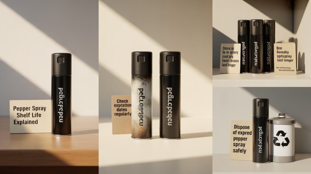 How long does pepper spray last?