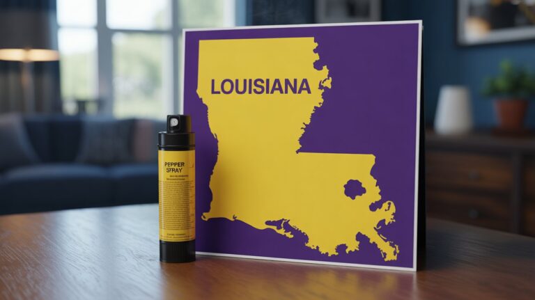 is pepper spray legal in Louisiana