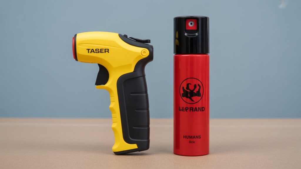 taser gun vs pepper spray