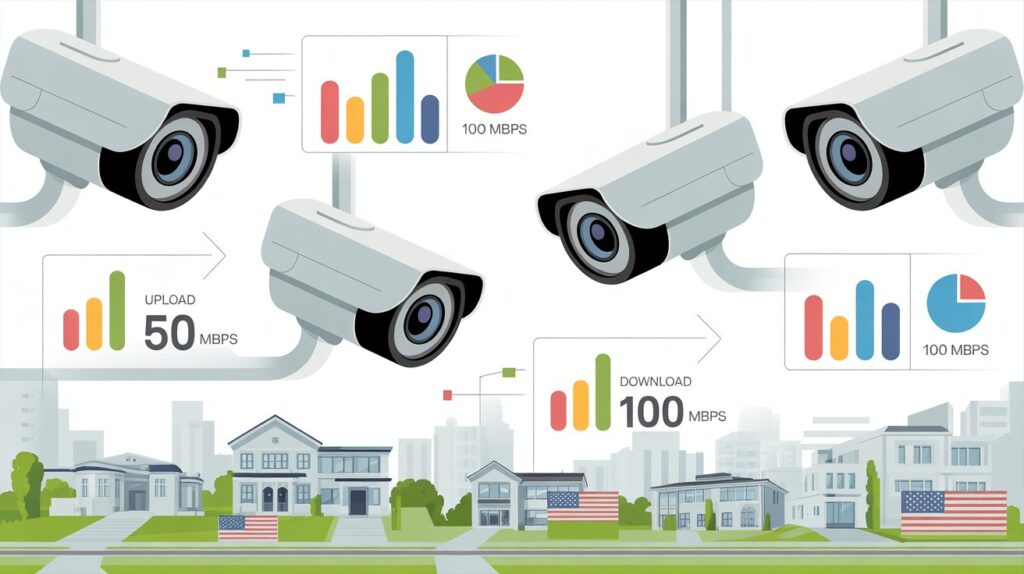 security camera bandwidth calculator