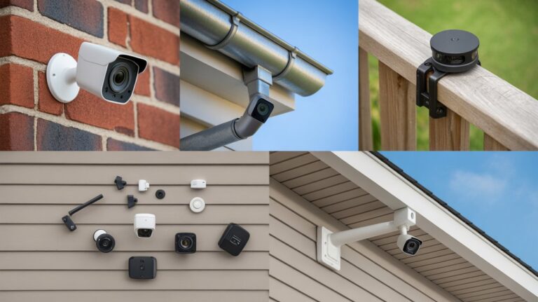 how to mount outdoor security camera without screws